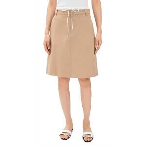 NEW VINCE double waistband a-line skirt in sandbar